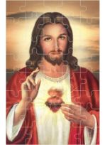 Puzzle religijne - Serce Jezusa