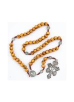 Różaniec drewniany z Krzyżem Przebaczenia