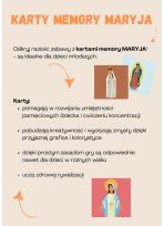 Maryja - karty memory dla dzieci młodszych z SPE (PDF)