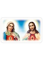 Obrazek święty Serce Jezusa i Serce Maryi