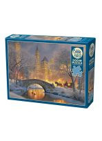 Puzzle 500 Zima w parku Cobble Hill