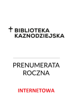 Biblioteka Kaznodziejska. Internetowa. Prenumerata roczna.