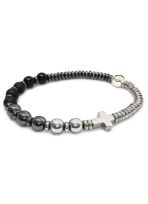 Bransoletka różaniec na rękę - kamienie 