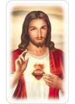 Obrazek święty z modlitwą do Pana Jezusa - Serce Jezusa