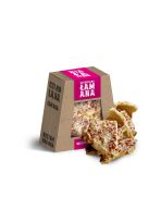 Czekolada biała łamana z bazylią, czosnkiem i pomidorem 170g - krótki termin