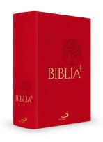Biblia Plus Pismo Święte czytane metodą skrutacji - płótno czerwona