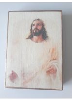 Ikona Jezus w białej szacie 13,5x18 Lancelot Studio