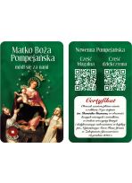 Karta Matko Boża Pompejańska, módl się za nami
