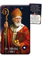 Karta św. Mikołaj z relikwiami III stopnia  