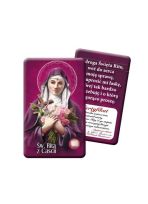 Karta św. Rita z relikwiami III stopnia