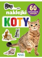 Naklejki - Koty 60 kolorowych naklejek