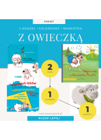 Książki z Owieczką Magdą i Maskotką
