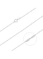 Łańcuszek srebrny pr. 925 singapur 1,3 mm LSN020 45cm