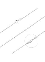 Łańcuszek srebrny pr. 925 singapur 1,6 mm LSN025 45cm