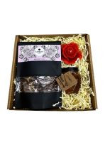 Pudełko prezentowe Rozkoszna harmonia z herbatką Malina z lipą i miodem