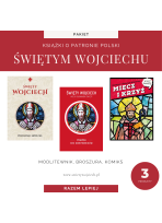Zestaw książek o Świętym Wojciechu