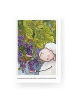 Pocztówka z kolorowanką - Ja jestem prawdziwą