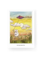 Pocztówka z kolorowanką - Nad tobą zabłyśnie