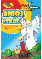 Kolorowanka z zabawami  Anioł Stróż  