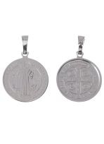 Medalik srebrny - Medalik Świętego Benedykta MM088
