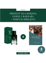 Prezent dla księdza książka Paweł i Barnaba + perfum biblijny