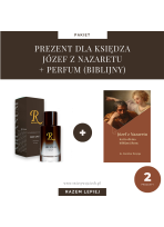 Prezent dla księdza książka Józef z Nazaretu + perfum biblijny