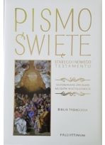 Biblia Tysiąclecia Pismo Święte Starego i Nowego Testamentu ilustrowane obrazami z Muzeów Watykańskich (biała) - OUTLET, uszkodzona