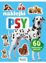 Naklejki - Psy. 60 kolorowych naklejek