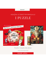 Puzzle i książka o Świętym Mikołaju