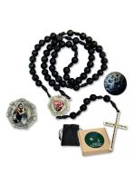 Różaniec ku czci św. Józefa z lawy wulkanicznej