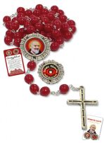 Różaniec św. Ojca Pio z relikwiami III stopnia