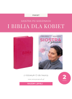Siostra po godzinach + Biblia dla kobiet (malinowa)