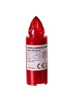Wkład elektryczny do zniczy z baterią na 365 dni czerwony Led Stylus Red SKL