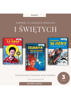 Zestaw 3 komiksów religijnych: Acutis, Frassati, Baraniak