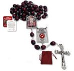 R&oacute;żaniec św. J&oacute;zefa z pobłogosławioną lilią  San Gabriele