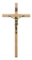 Krzyż wiszący 15x8 cm drewno jasne