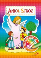 Kolorowanka z naklejkami. Anioł Stróż