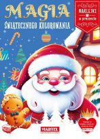 Kolorowanka z naklejkami Magia świątecznego kolorowania