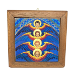 Płytka ceramiczna w ramce 13x13 cm. Anioły Fernando