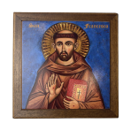 Płytka ceramiczna 13x13 cm. św. Franciszek Fernando