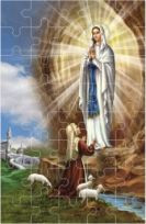 Puzzle religijne - Matka Boża z Lourdes