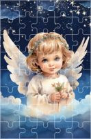 Puzzle religijne - Anioł Stróż 