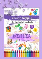 Biblia kreatywnie zeszyt fioletowy Zeszyty biblijne dla dużych i małych Bookly