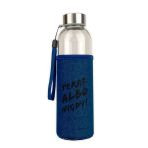 Butelka szklana jeansowa "Teraz albo nigdy" 500ml