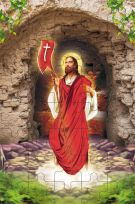 Puzzle religijne na Wielkanoc - Chrystus Zmartwychwstały 