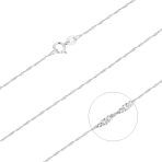 Łańcuszek srebrny pr. 925 singapur 1,1 mm LSN020