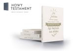 Nowy Testament z infografikami B6 wersja srebrna obwoluta I Komunia Święta
