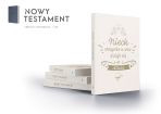 Nowy Testament z infografikami B6 wersja srebrna obwoluta Ślub