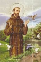 Puzzle religijne - Święty Franciszek