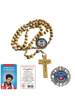 Różaniec ku czci św. Carla Acutisa z relikwiami III stopnia
